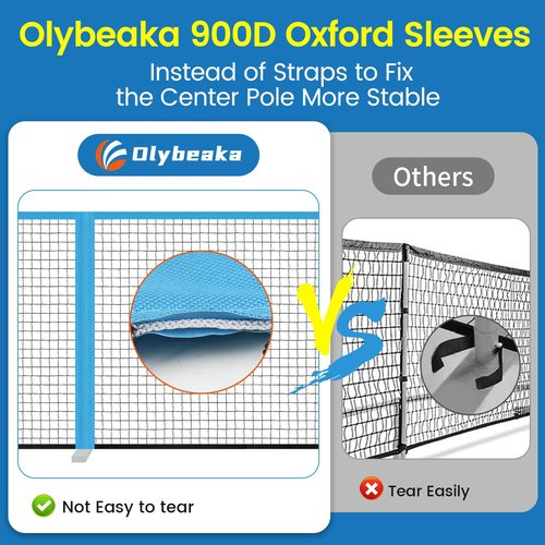 Olybeaka Pickleball Replacement Net 22ft x 3ft for Indoor or Outdoor Fits for Most Free-Standing Pickle Ball Frame, Pickleball Net Only