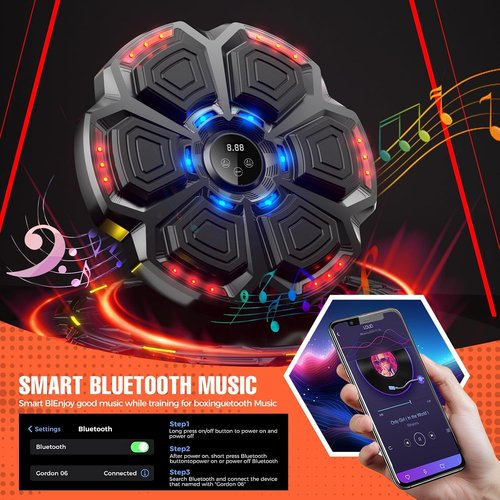 2026 Professional Music Boxing Machine - 9 Intelligent Training Modes & Ultra-Stable Bluetooth Connectivity