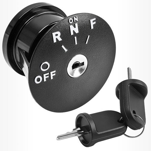 DRIVE UP Ignition Key Switch W/2 Keys for EZGO Electric RXV 2008-Up, OEM 605637 (Key Switch and Keys)