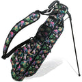 GREEN ACTION Sunday Golf Bag with Strap & Stand, Lightweight Golf Stand Bags with Two-Way Divider/Cooler Pocket, Golf Club Bags Holds 5-6 Clubs for Driving Range, Par 3 and Standard Courses Men Women