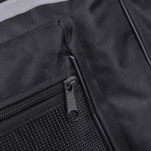 Estink Rear Carrier Bag, 25L Large Capacity 600d Fabric Mountain Road Rack Rear Seat Tail Carrier Trunk Double Pannier Bag Cycling Organizer, Black