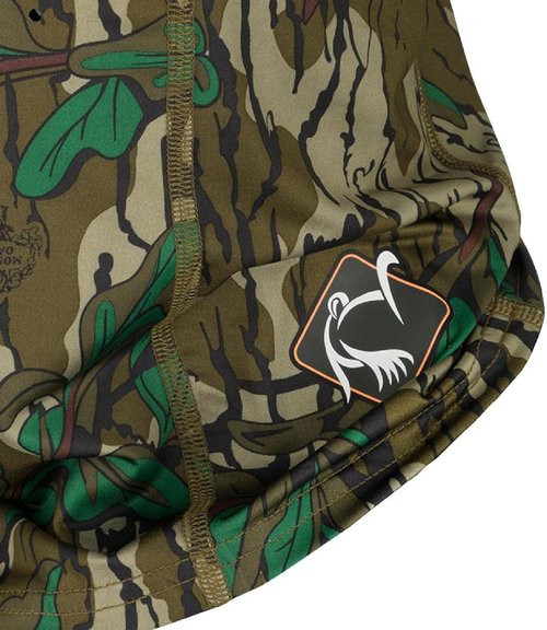 Drake Waterfowl Youth Performance Facemask - Lightweight Camo Half Face Cover with Sun Protection