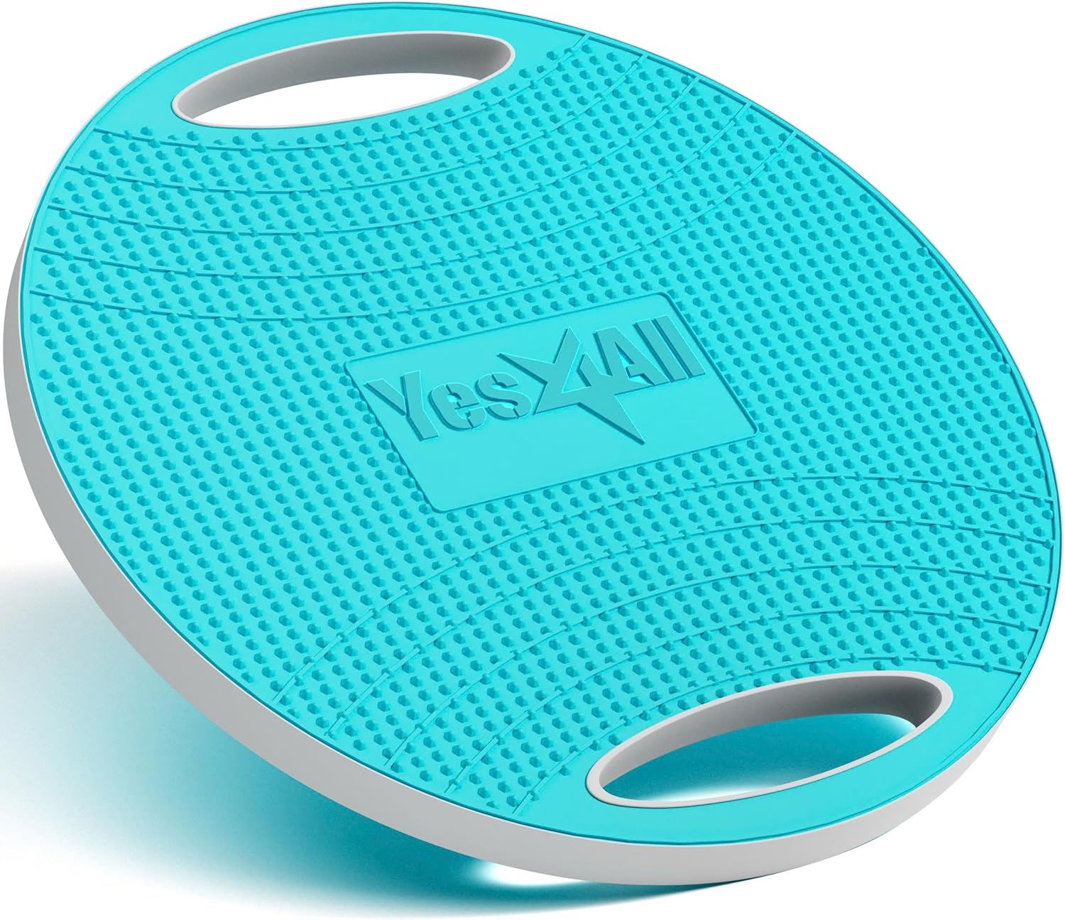 Yes4All Wobble Balance Board - Plastic Stability Trainer with Handles for Core Training & Home Gym