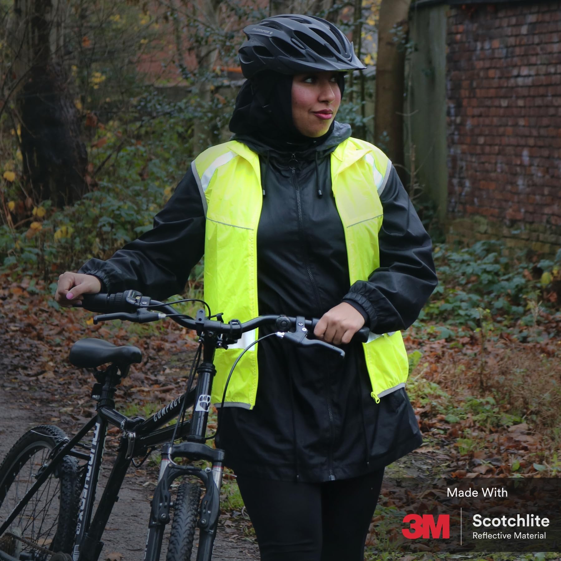 Salzmann High Visibility Cycling Vest | Reflective Cycling Gilet | Made with 3M Scotchlite