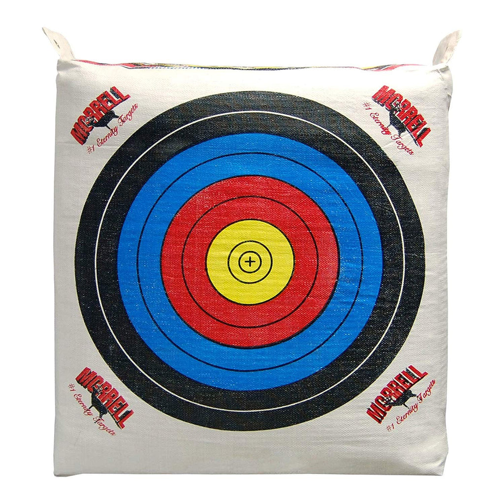 Morrell 4 Pack Weatheprroof Supreme Range Adult Field Point Archery Bag Target with NASP Scoring Rings, Nucleus Center, and IFS Technology, White