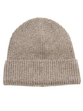 EILIZ 100% Merino Wool Ribbed Knit Beanie Cap, Warm Winter Hat, Unisex for Men and Women (US, Alpha, One Size, Brown)