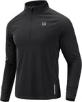 G Gradual Men's Running Shirt - Lightweight Quick-Dry Long Sleeve Quarter Zip Pullover for Gym & Golf