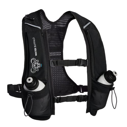 Water Buffalo Quiver Running Vest – Lightweight Hydration Pack with Dual Bottles for Men & Women, Ideal for Trail & Marathon Training