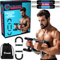 Gorilla Bar Twister Arm Trainer for Men, Adjustable 60-120 lbs Chest Exerciser , Portable Arm & Chest Workout Equipment for Men and Women with Anti Slip Handle and Carry Bag