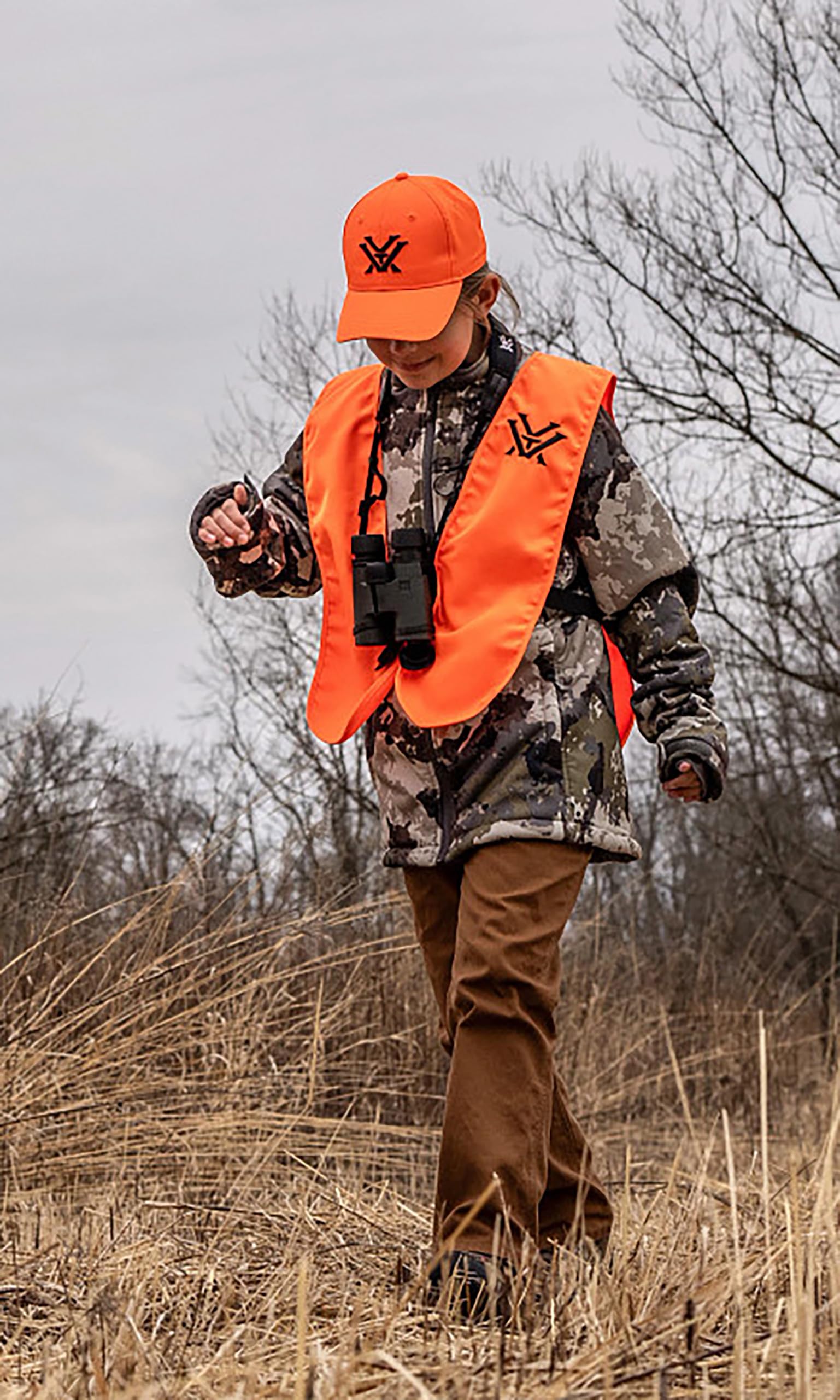Vortex Youth Blaze Orange Hunting Vest & Hat Combo