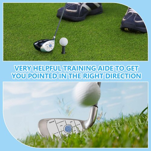 Seticek Left Hand Golf Impact Tape 150 Pc ｜Self-Teaching Sweet Spot and Consistency Analysis ｜ Improve Golf Swing Accuracy and Distance