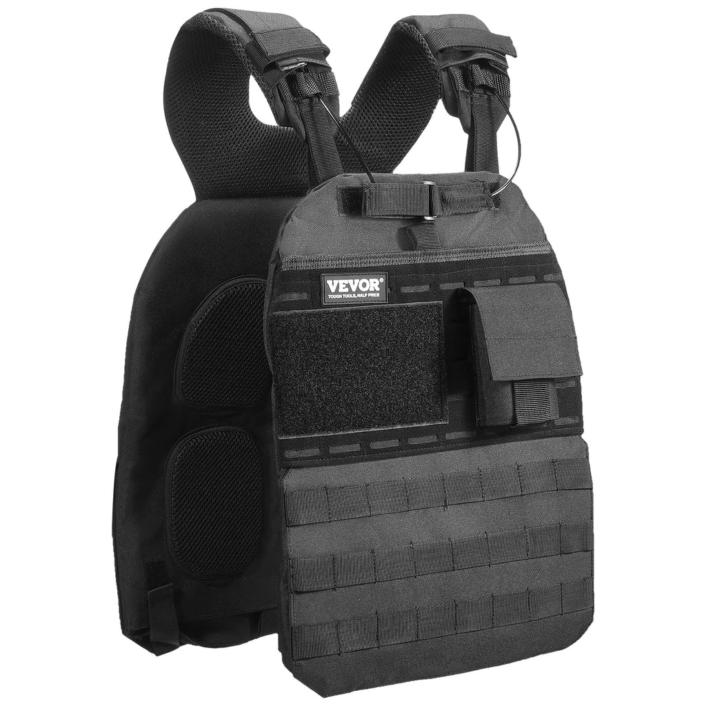 VEVOR Weighted Vest, 40lb Weight Vest, Adjustable Body Weight Jacket for Men Women, Workout Equipment for Strength and Endurance Training, Running, Jogging, Walking, Fitness, and Weight Loss