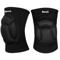 Skiennix Protective Knee Pads - Thick EVA Foam Anti-Slip Design for Volleyball, Cycling & More | Size M - Black
