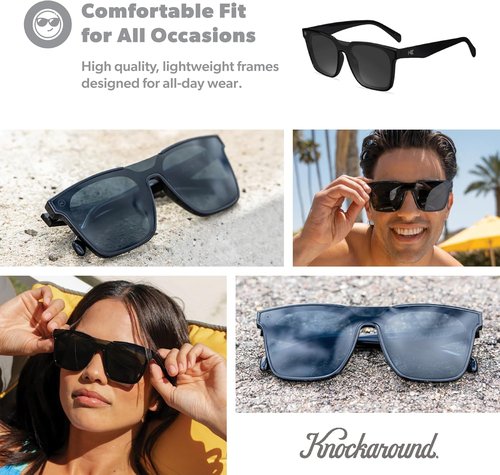 Knockaround Polarized Sunglasses for Men & Women - UV400 Protection & Stylish Design
