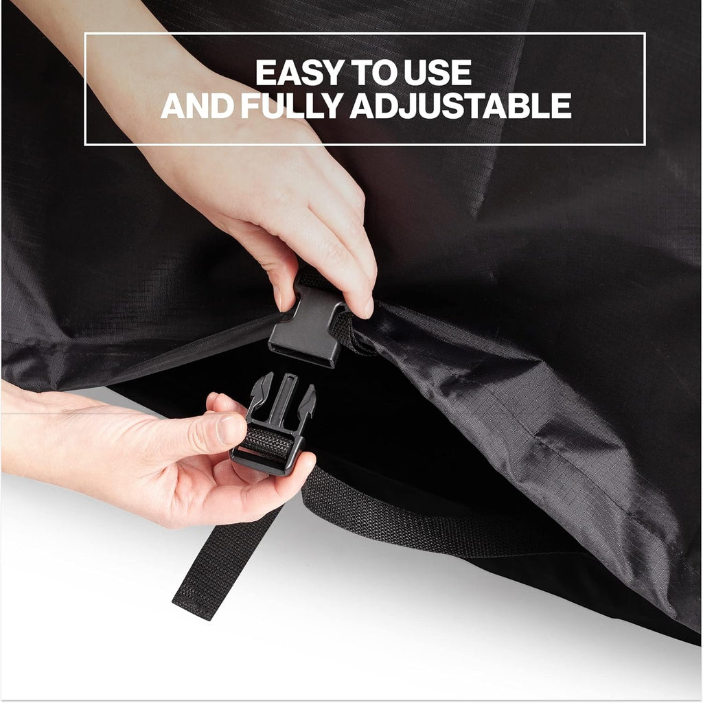 TeamObsidian Bike Cover - Heavy-Duty Waterproof Storage for 1-3 Bikes | All-Season Protection