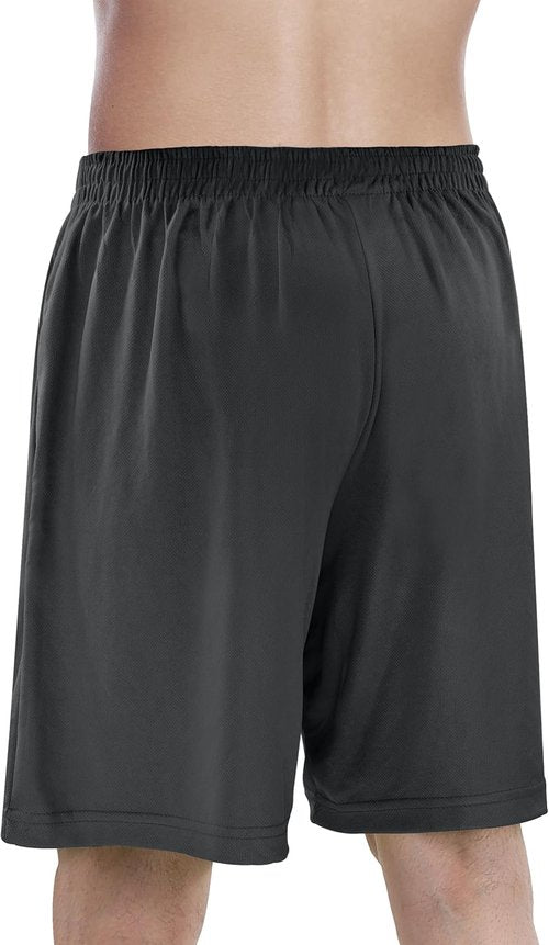 NY Threads Men's Athletic Shorts - Quick Dry Lightweight Workout Shorts with Pockets | Loose Fit