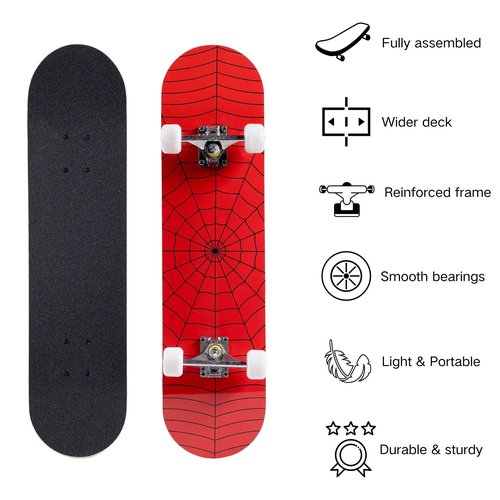 Skateboards for Beginner (red)