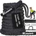Battle Ropes for Home Gym 1 Inch Diameter 30FT Length Workout Rope Exercise Rope Training Ropes with Protective Sleeve for Kids Men Women Exercise Fitness & Strength Training