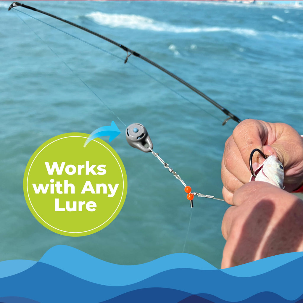 ByeKnot Fishing Knot Tying Tool | Fishing Line to Lure Connector | Protect from Fish Hooks | Tie Fishing Knots Easily | Cool Gadgets for Fishermen | Fishing Lure Accessory for Beginner Anglers