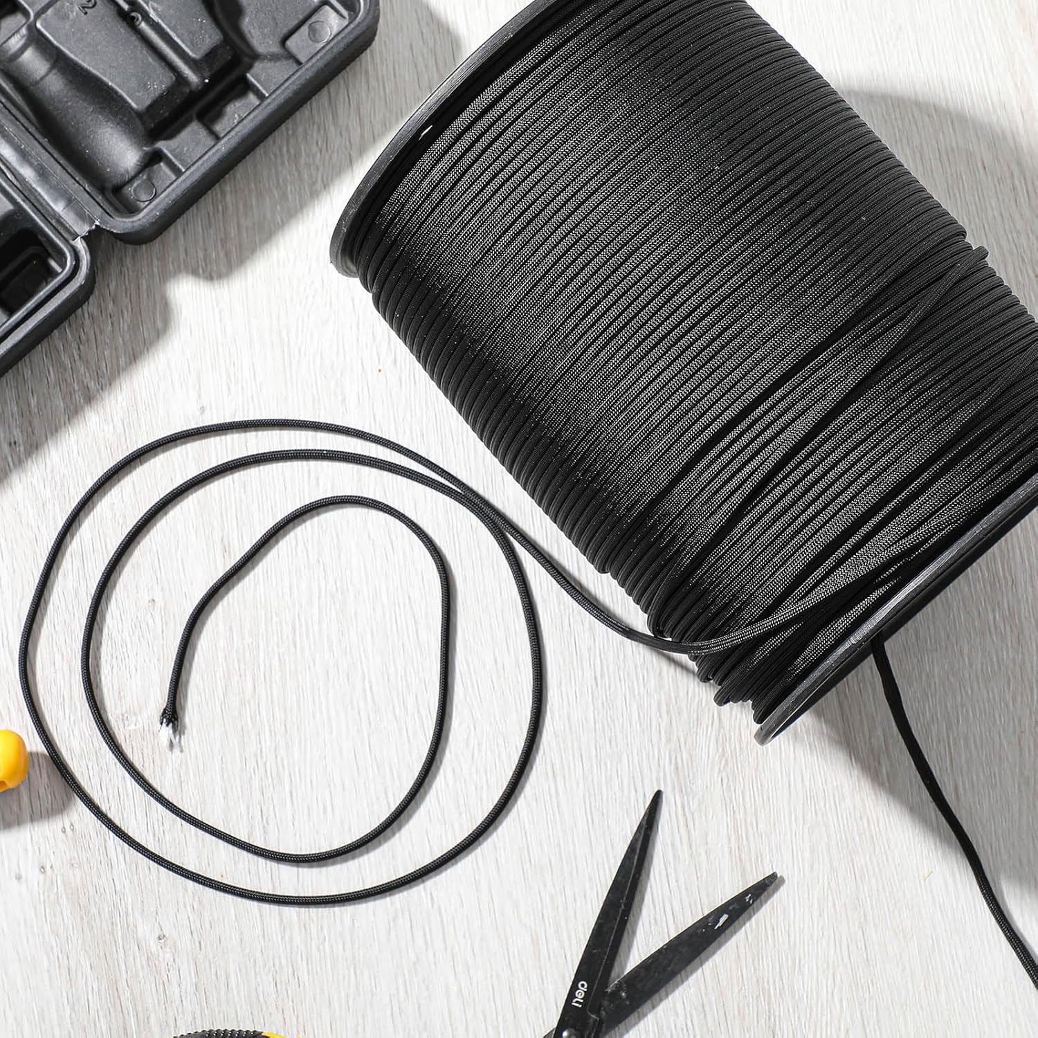 Satinior Paracord Rope 1250ft - 7 Strand Core Tactical Parachute Cord for Survival & Camping Gear - 4mm Nylon String