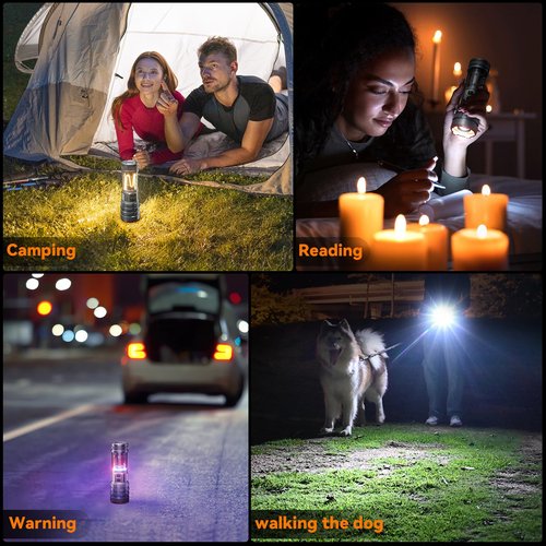 ADDplus Camping Flashlights,90000 Lumens 5000mAh Super Bright High Lumens Rechargeable Flashlight with 11 Modes,Waterproof,Adjustable LED Multi-Flashlight for Car,Outdoor,Camping,Walking,Tactical