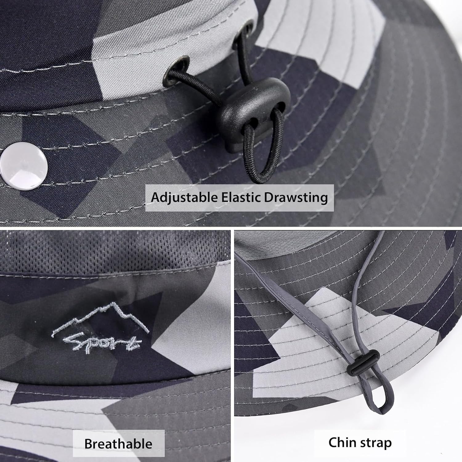 Skiennix Sun Hat - UPF 50+ UV Protection Fishing Hat for Men & Women | Breathable Wide Brim