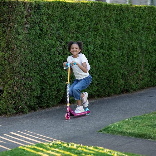 Jetson Character Kids Kick Scooter - LED Lights, Lightweight Frame & Adjustable Handlebar | Easy-Fold Design