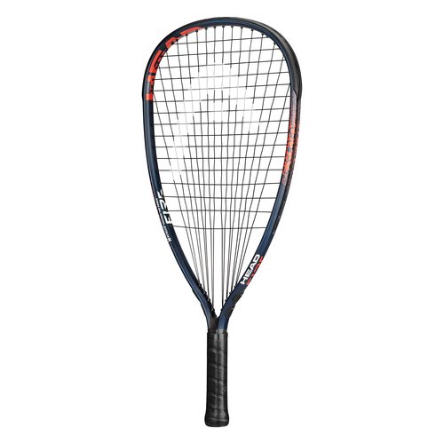 HEAD MX Fire 190 Beginners Racquetball Racket - Pre-Strung Head Light Balance Racquet,Navy/Orange & Penn Racquetballs (Pack of 12), Blue