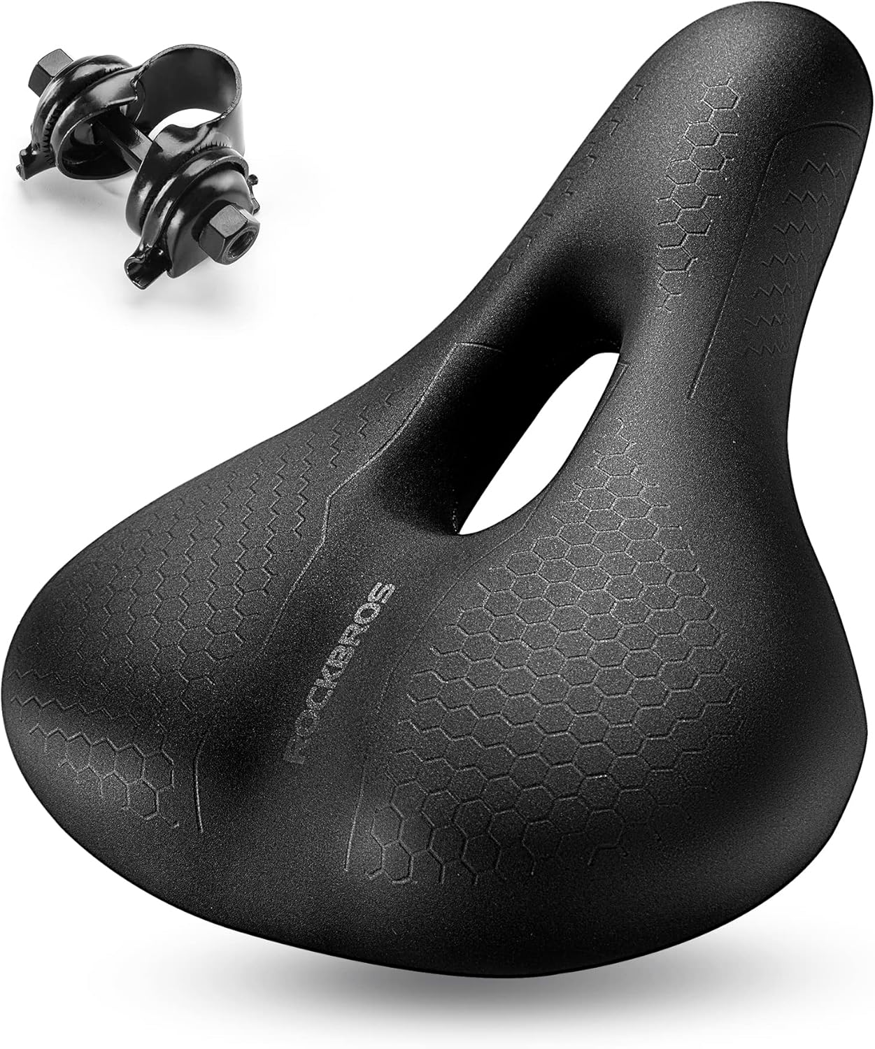 ROCKBROS Memory Foam Bike Seat - Comfortable Waterproof Saddle for City & MTB Racing Bikes