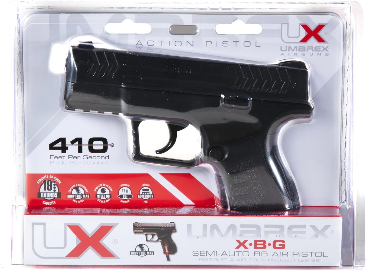 Umarex XBG .177 Caliber BB Gun - High-Powered Air Pistol for Target Shooting & Fun