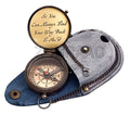 So You Can Always Find Your Way Back to Me Engraved Compass - Romantic Keepsake Gift for Him/Her - Husband Gifts from Wife
