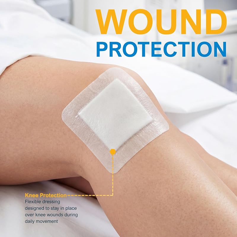 Waterproof Composite Island Dressing 6x6 in (Pack of 10) Sterile