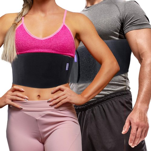 Everyday Medical Broken Rib Brace for Men and Women - Bamboo Charcoal Rib Support Compression Brace - accelerates The Healing of Cracked, Dislocated, Fractured and Post-Surgery Ribs - XLarge