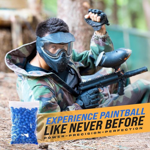 3Skull .43 Caliber Paintballs - High-Performance Ammo for Umarex T4E Pistols | Blue Color