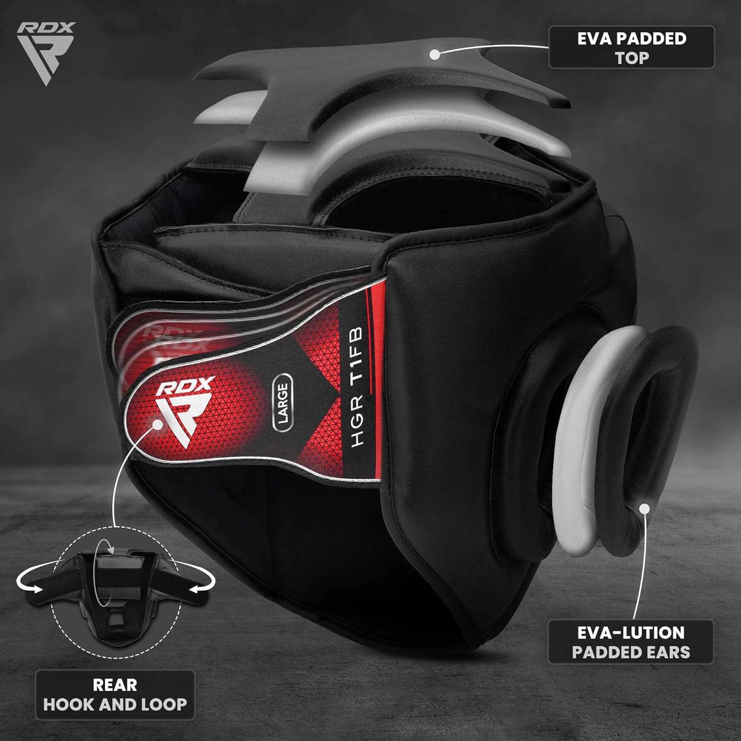 RDX Boxing Headgear - Removable Face Grill for MMA, Muay Thai, Kickboxing & Sparring | Adjustable Fit