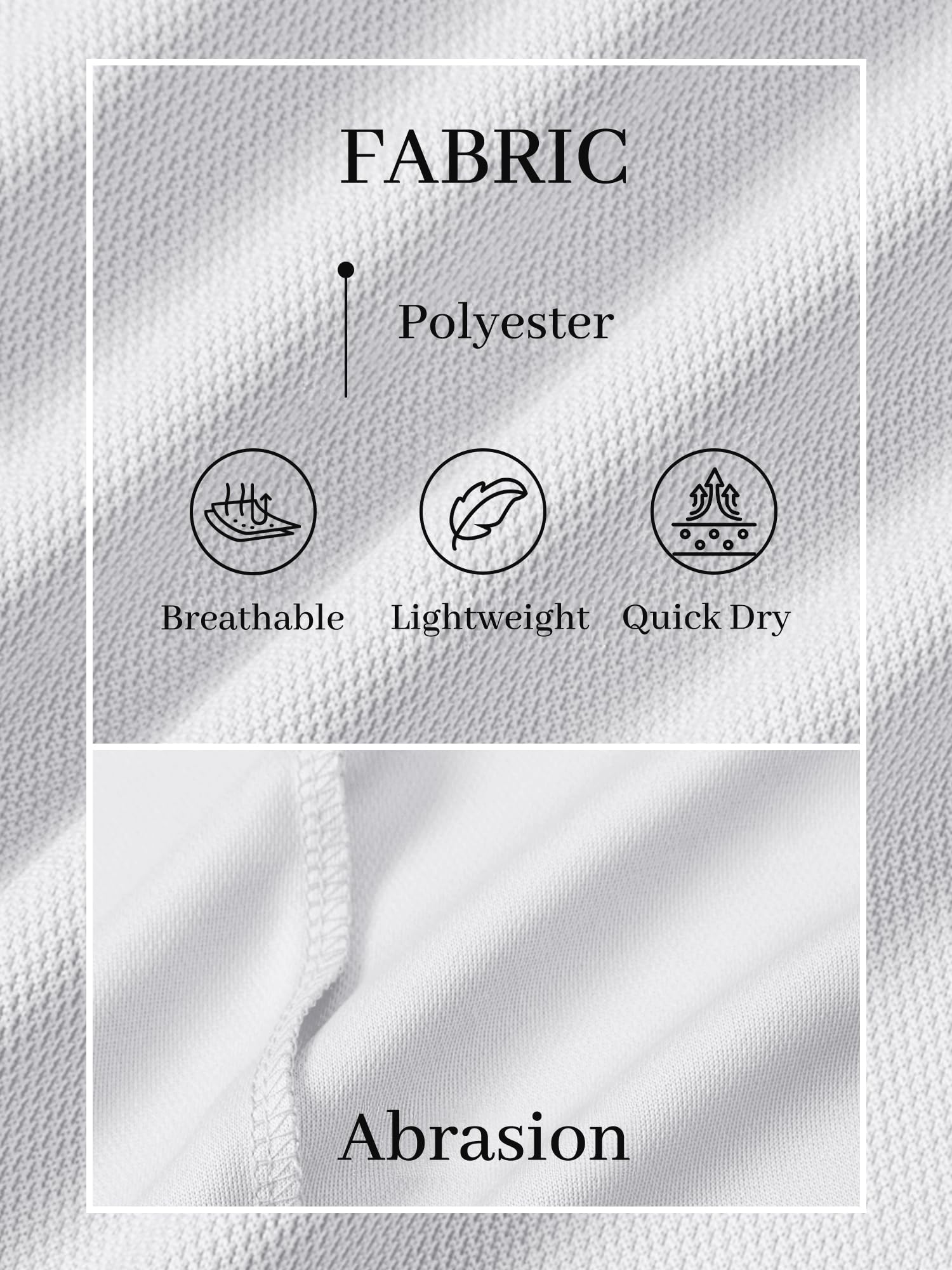 TACVASEN Mens Golf Shirt Dry Fit Mens Polo Shirts Short Sleeve Performance Golf Polos for Men with Collar Work Shirts White, 3XL