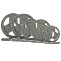 Fitvids 2 Inch Olympic Barbell Weight Plates Set, 70 LB(2.5-10 LB) Barbell Weight Set for Home Gym Strength Training, Triple-handle Design