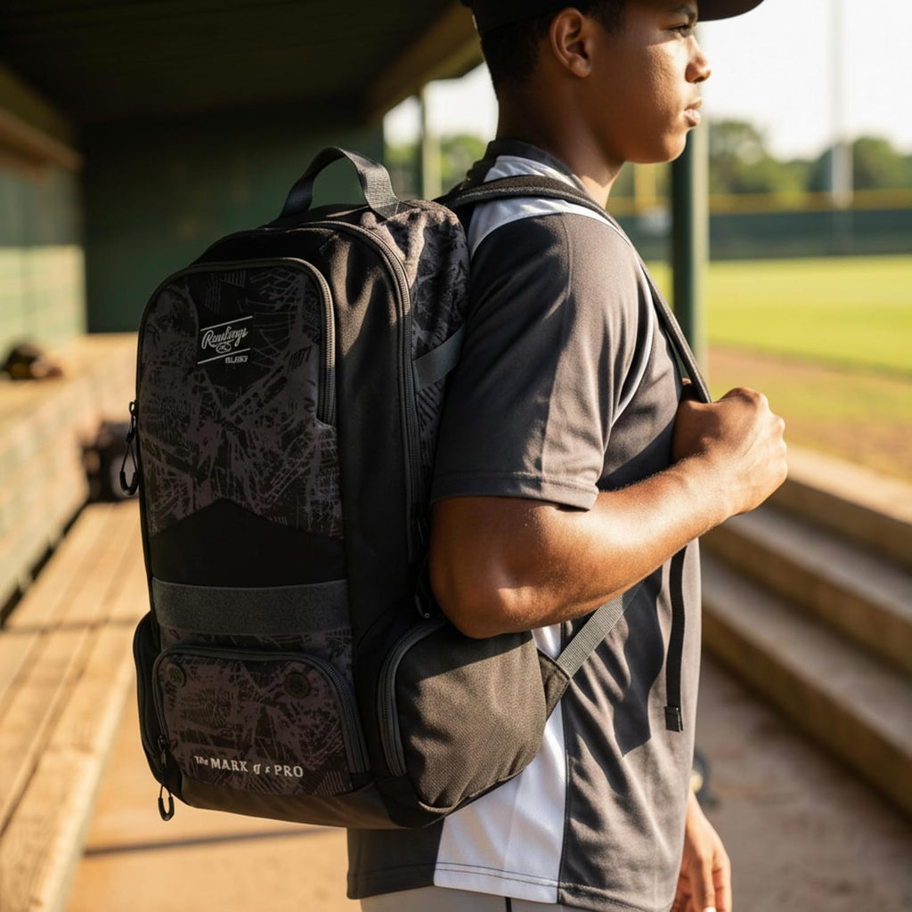Rawlings Gamer Series Backpack - Durable Equipment Bag for Baseball/Softball | Multiple Colors Available