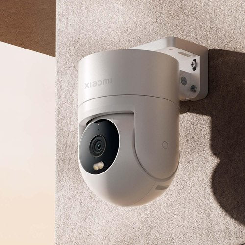 Xiaomi Outdoor Camera CW300, 2.5K Ultra-Clear Picture Quality, 4MP, Smart Full-Color Night Vision, Bidirectional Gimbal Movement, IP66 Water and dust Resistant, AI Human Tracking, White