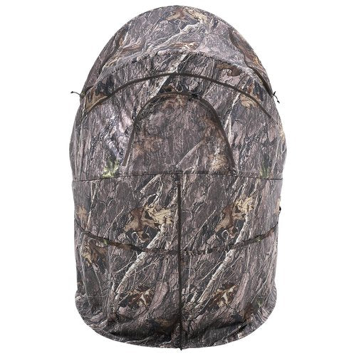 VEVOR Hunting Blind, Single Person Ground Blinds with Carrying Bag, Portable Camouflage Tent, Reinforced Durable Concealed Shelter with Silent Zipper Door and Window, for Turkey and Deer