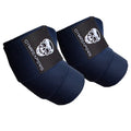 Gymreapers Weightlifting Elbow Wraps (1 Pair) - Flexible 40'' Elbow Compression Strap & Joint Support Brace - For Bench Press, Powerlifting, and Pressing (Navy)