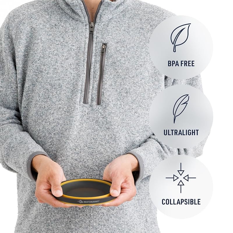 Sea to Summit Frontier Collapsible Bowl - Medium, Puffins Bill Orange (Variation of THIS listing)