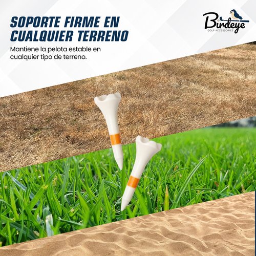 35-Pack Short Plastic Golf Tees (39mm) | Heavy-Duty & Reusable | Ideal for Irons, Hybrids & Fairway Woods | Visible Height Markers for Consistent Shots | Anti-Snap Design.