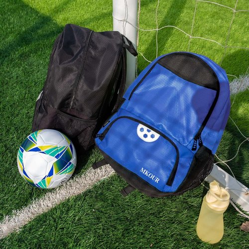 Mkour Soccer Bag - Versatile Football, Basketball & Volleyball Backpack with Ball Compartment