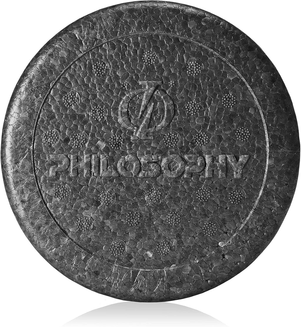 Philosophy Gym High-Density Foam Roller - 18" Round for Exercise, Massage & Muscle Recovery - Black