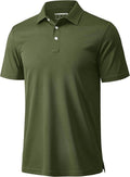MAGCOMSEN Men's Polo Shirt - Quick Dry Short Sleeve Golf T-Shirt for Casual Work & Outdoor Performance