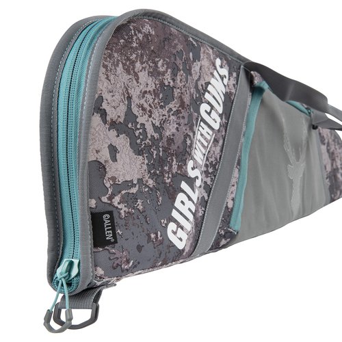 Allen Company Girls with Guns Ten Point Dreams 46 inch Rifle Case by Allen, Shade Camo, Gray and Teal
