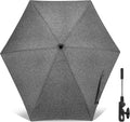 Skiennix Chair Umbrella - 78cm UV Protection Sun Shade with 360° Adjustable Clip-On Clamp for Strollers & Beach Chairs