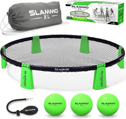 GoSports Slammo XL Game Set - 48" Net for Beginners & Group Play | Perfect for Outdoor Fun