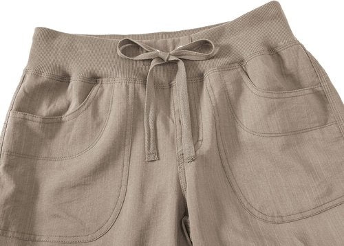MoFiz Women's Cargo Capris - Lightweight Quick-Dry Hiking Pants with Pockets | Comfy Casual Travel Wear